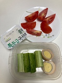 토마토, 두부, 오이