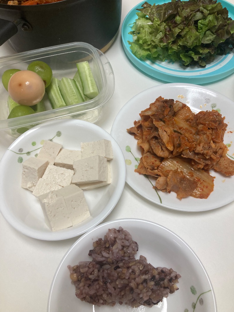 아침 식단 사진