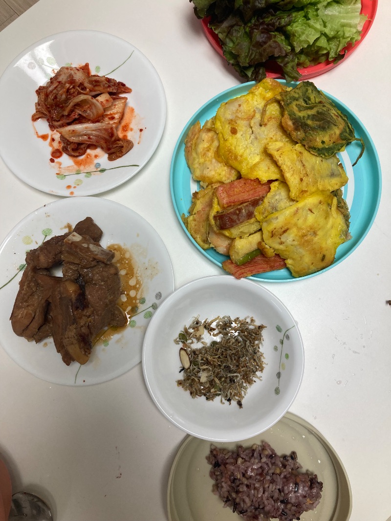 점심 식단 사진