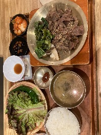 산모가 올린 식단 사진