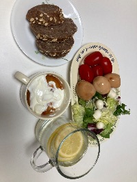 산모가 올린 식단 사진