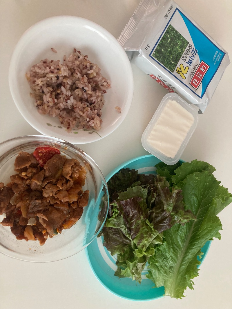 점심 식단 사진