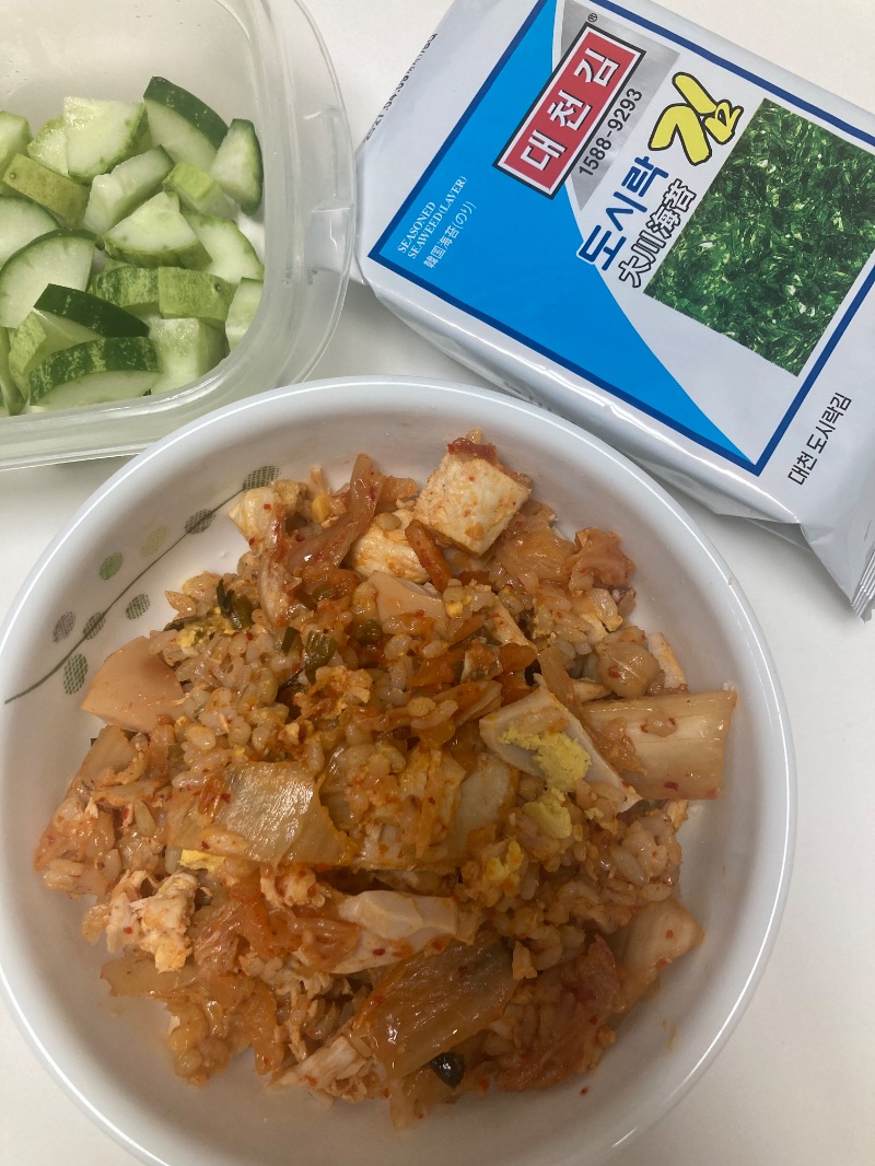 저녁 식단 사진