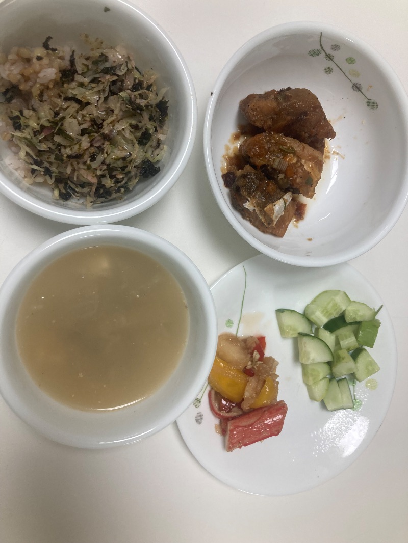 저녁 식단 사진