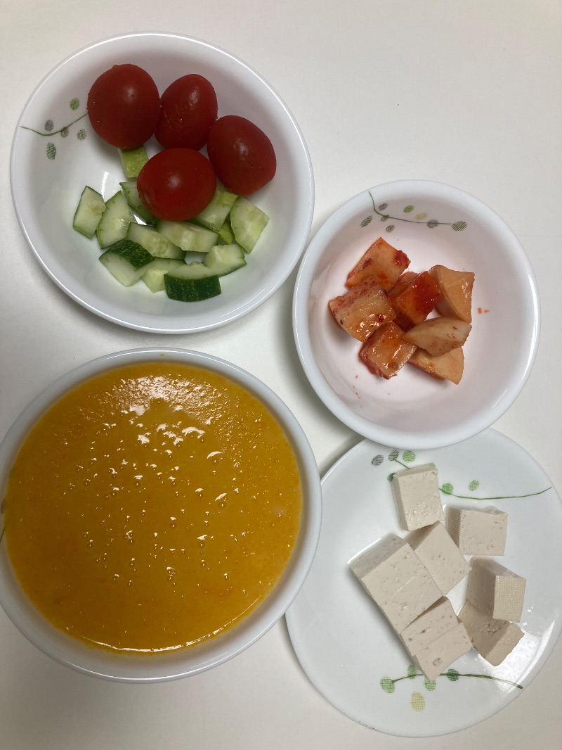 아침 식단 사진