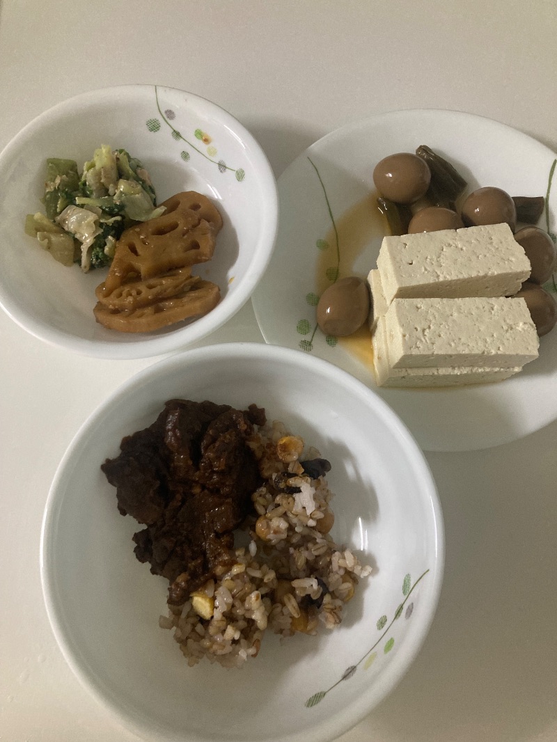 저녁 식단 사진