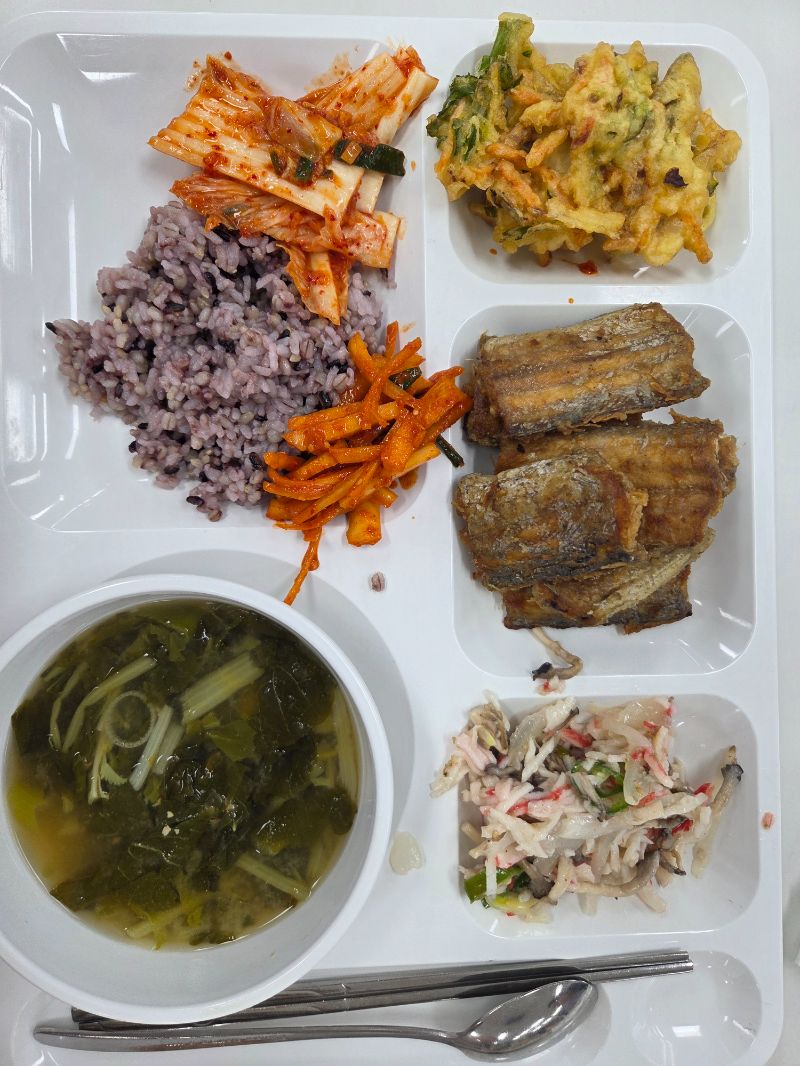 저녁 식단 사진