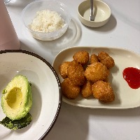 저당밥, 아보카도, 허니 닭가슴살