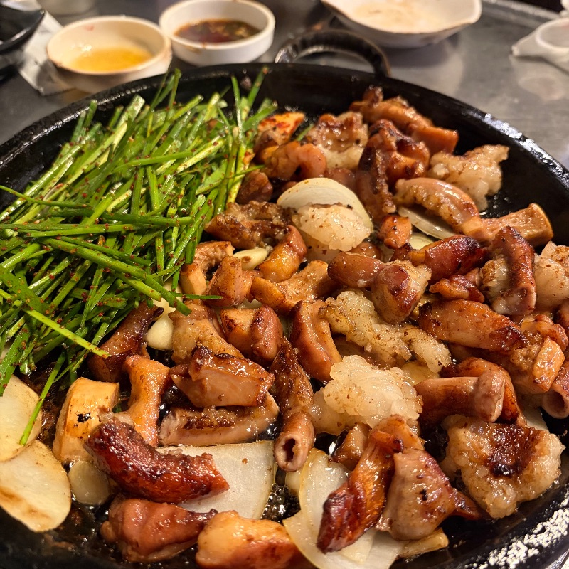 저녁 식단 사진