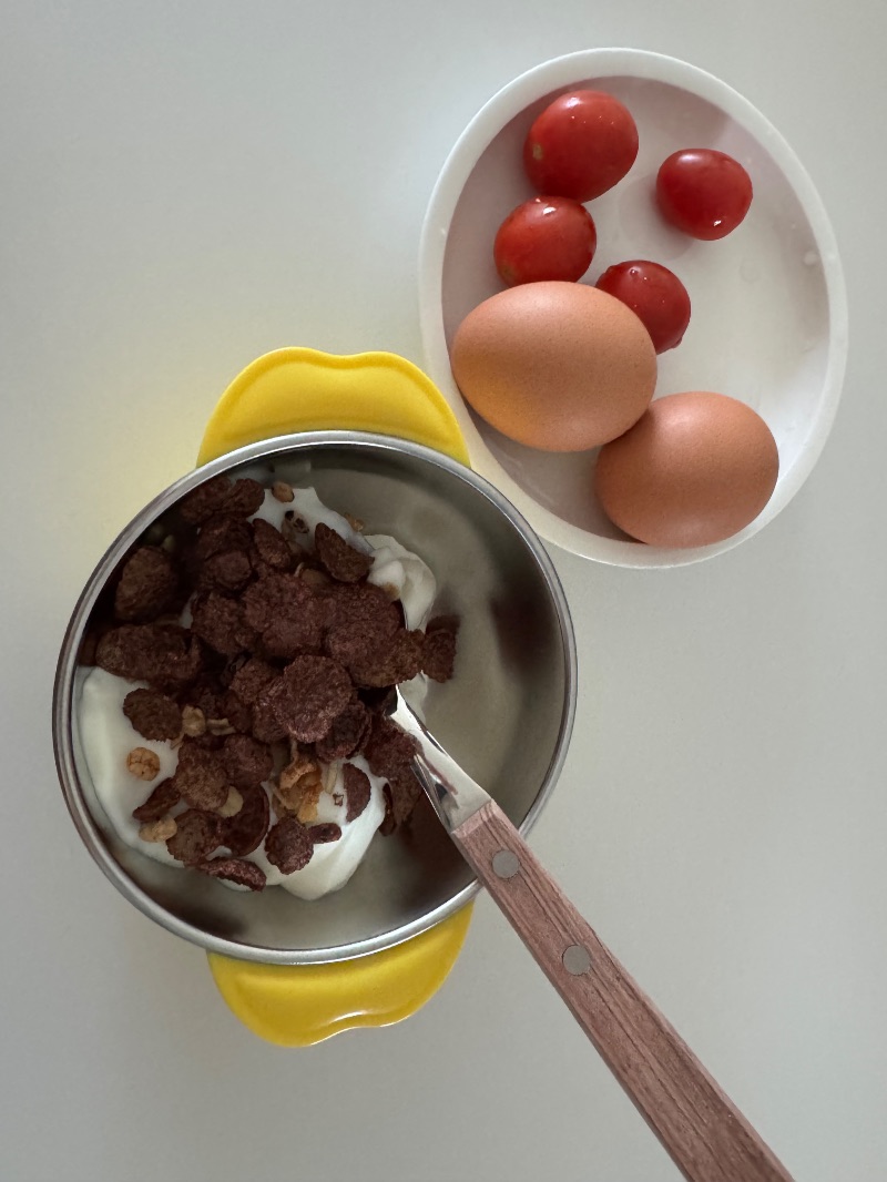 아침 식단 사진