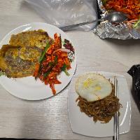 고기전, 오징어 초무침, 잡채