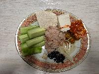 오이, 잡곡밥, 두부