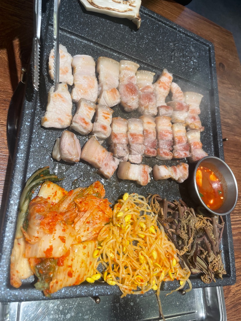 저녁 식단 사진