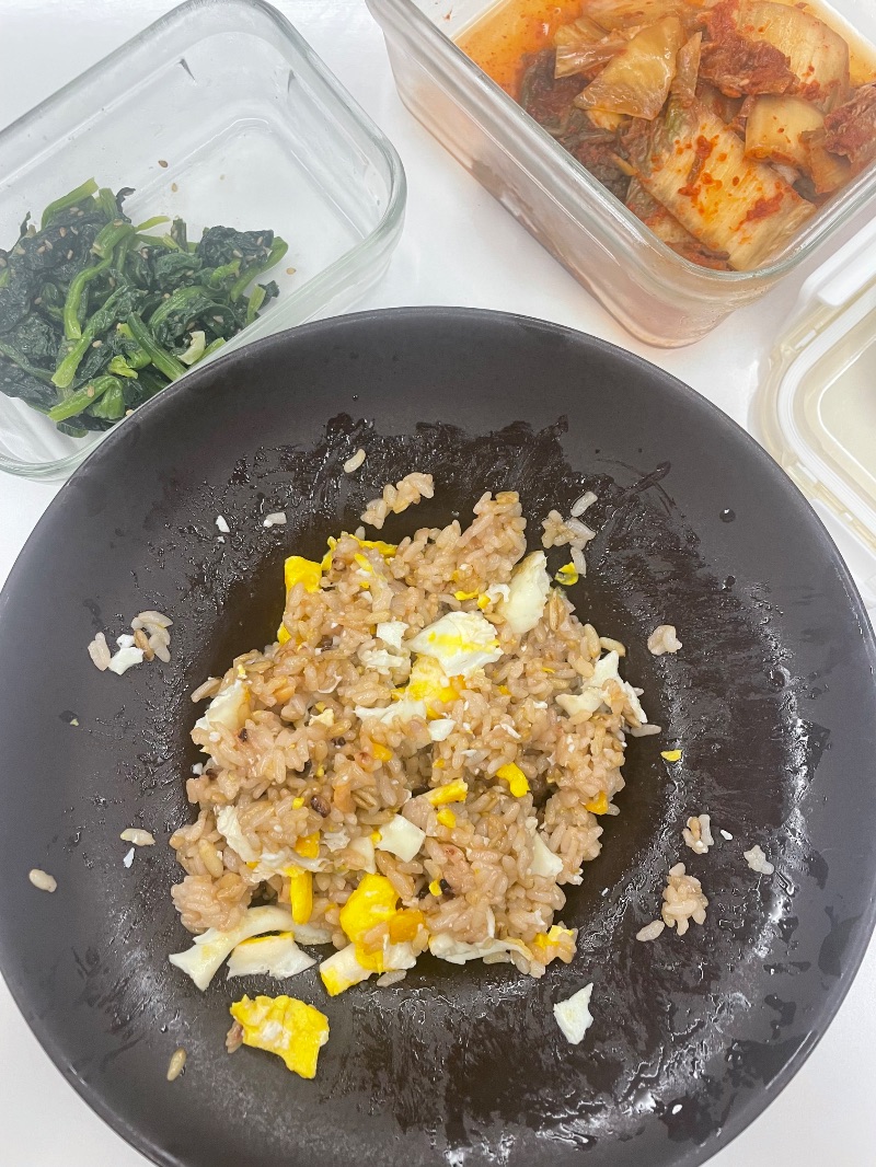 저녁 식단 사진