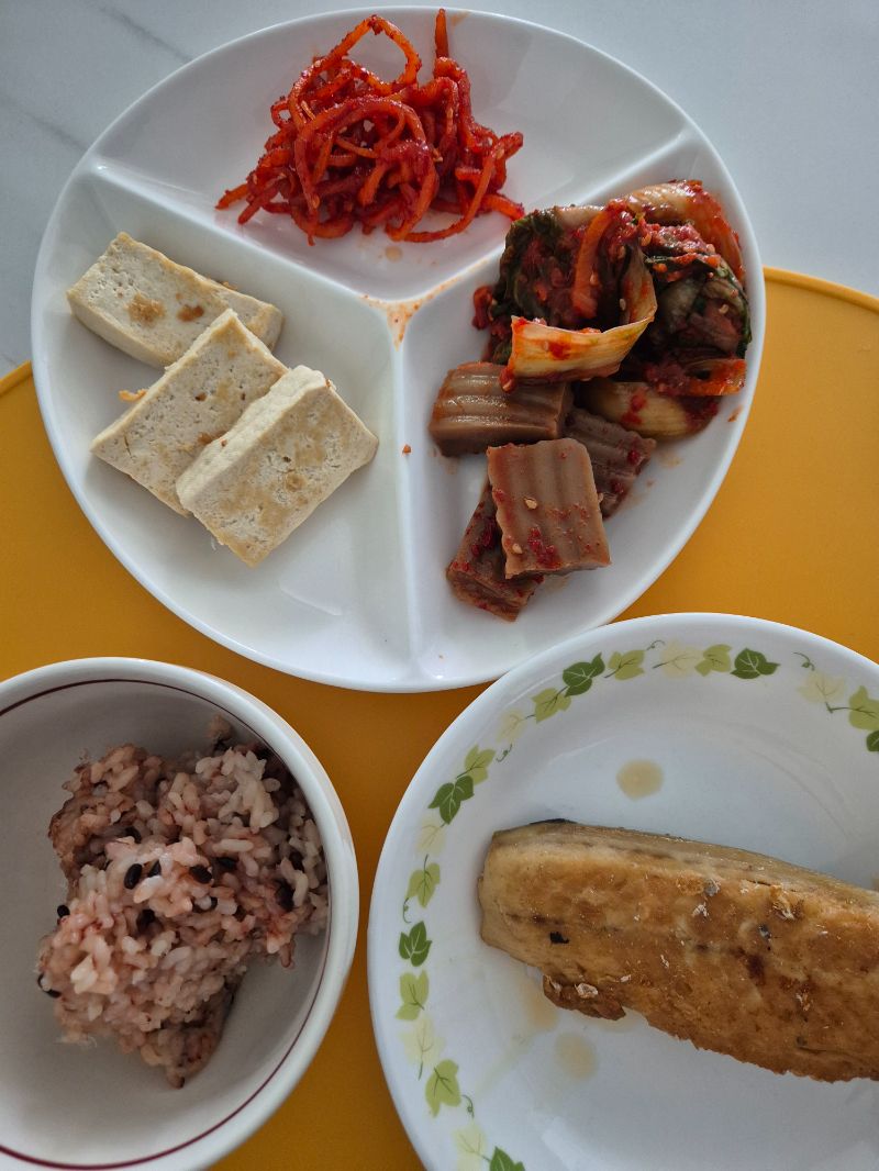 점심 식단 사진