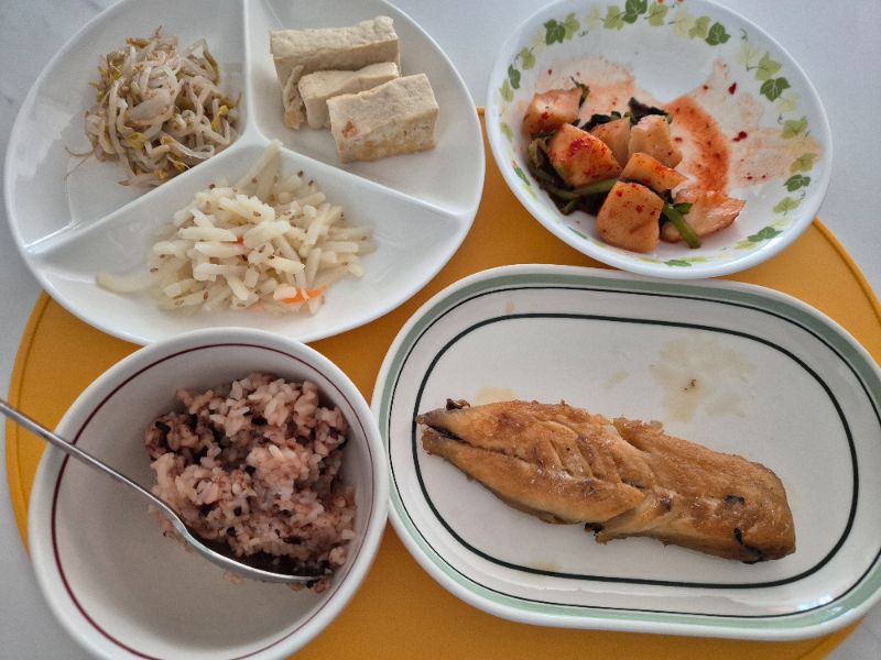 점심 식단 사진