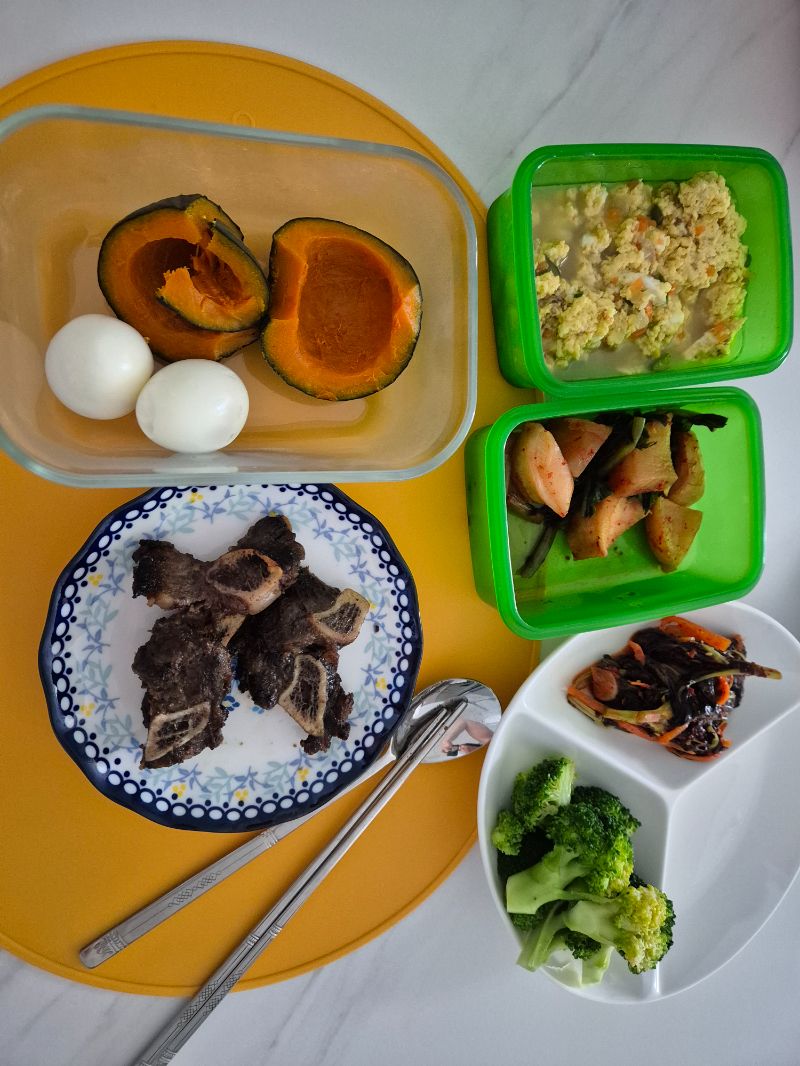 점심 식단 사진
