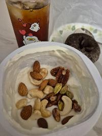 그릭요거트, 피칸, 캐슈넛