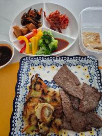 산모가 실제로 먹고 기록한 식판