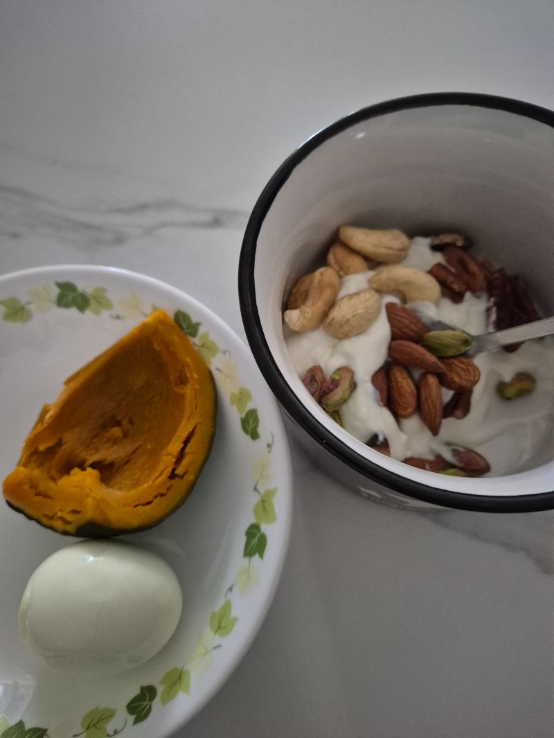 아침 식단 사진