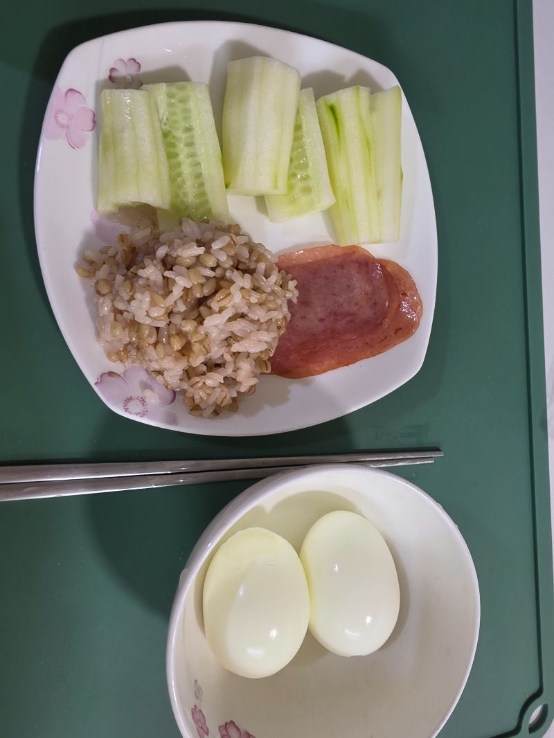 아침 식단 사진