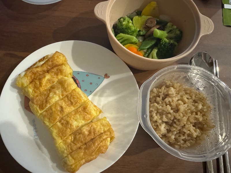 저녁 식단 사진