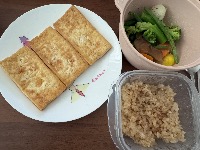 산모가 실제로 먹고 기록한 식판