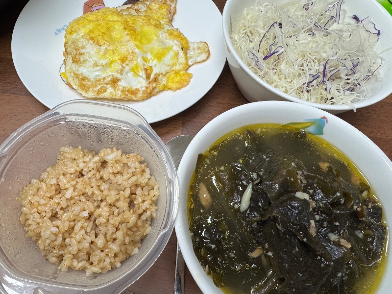 저녁 식단 사진