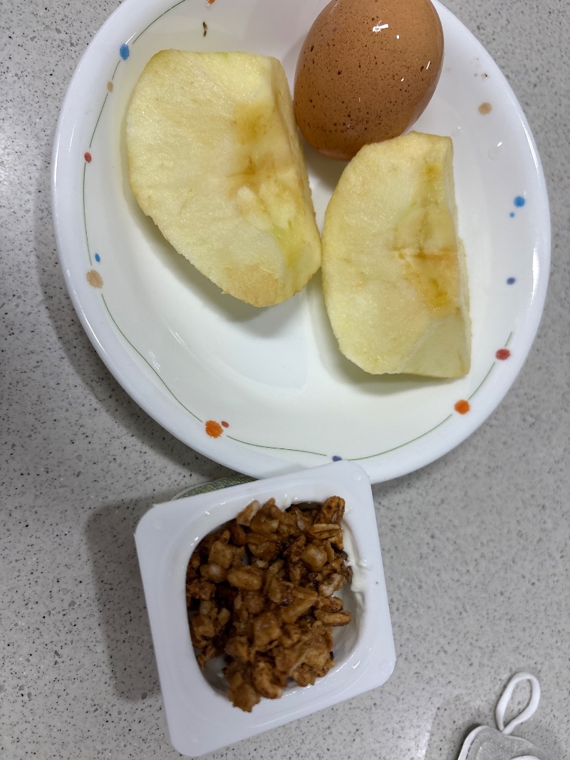 아침 식단 사진