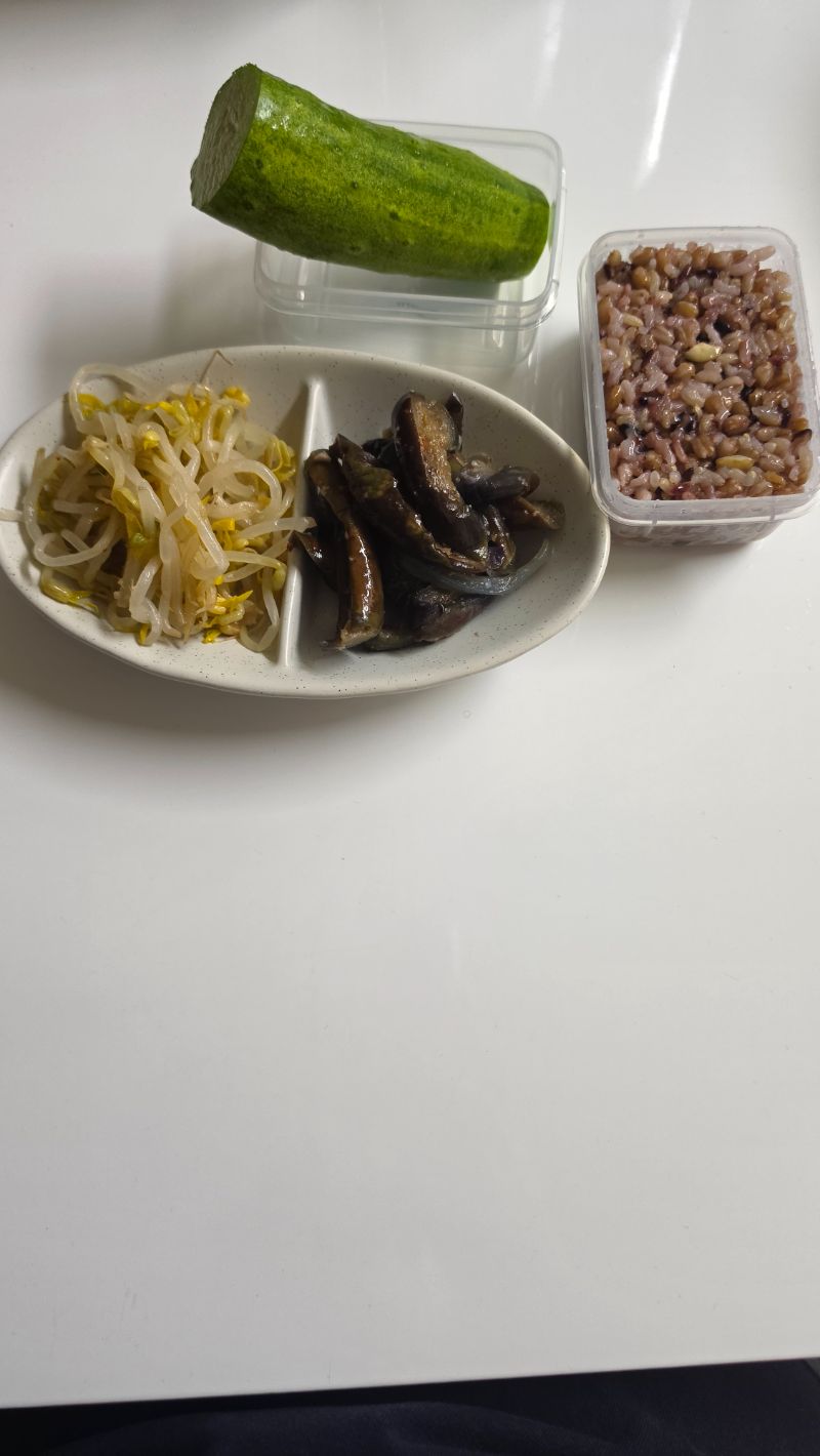 저녁 식단 사진