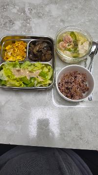 산모가 올린 식단 사진