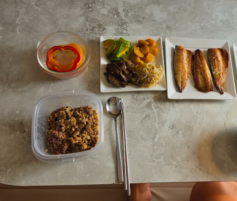 점심 식단 사진