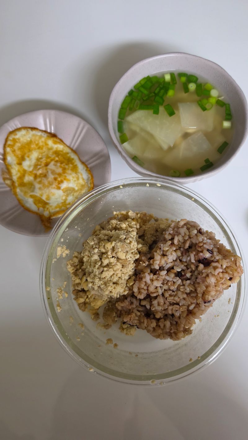 저녁 식단 사진