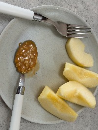 사과, 땅콩버터