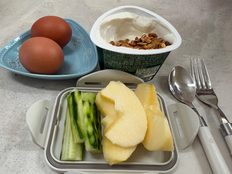 아침 식단 사진
