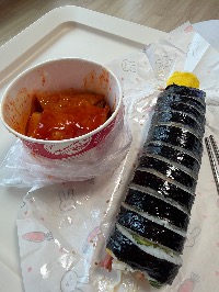 떡볶이, 김밥