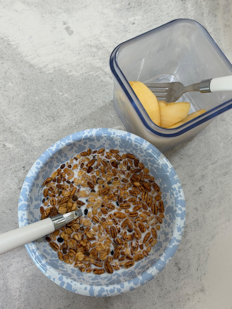 아침 식단 사진