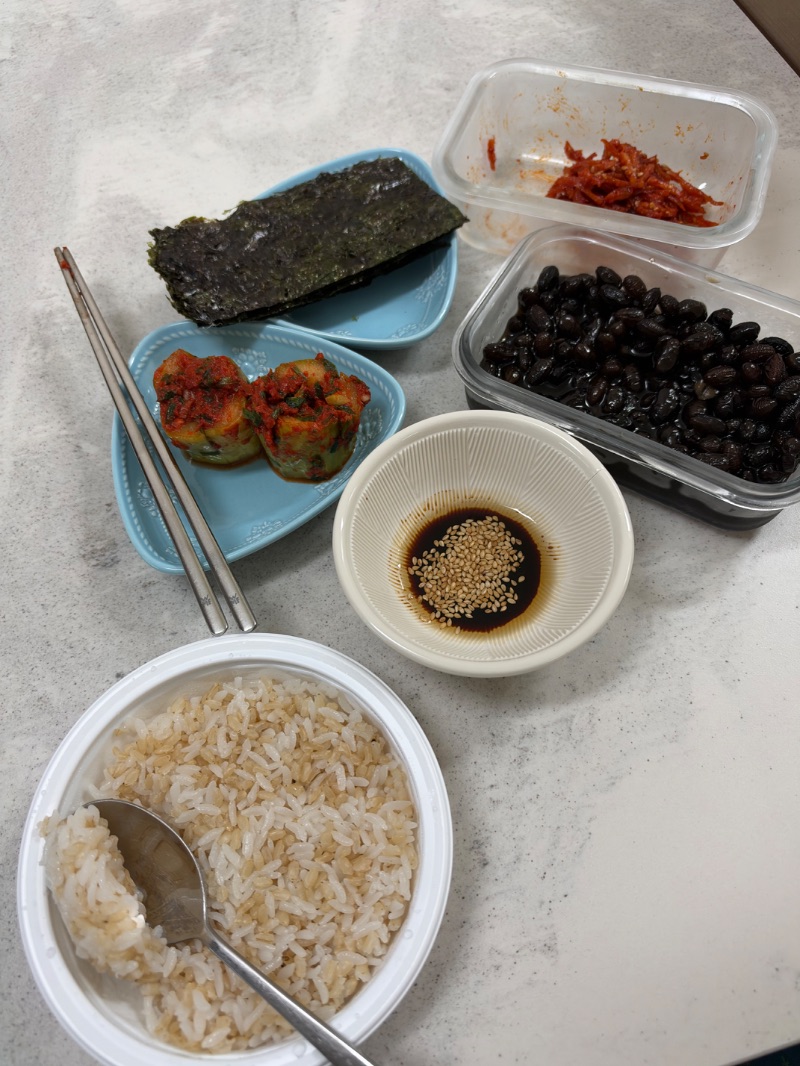 아침 식단 사진