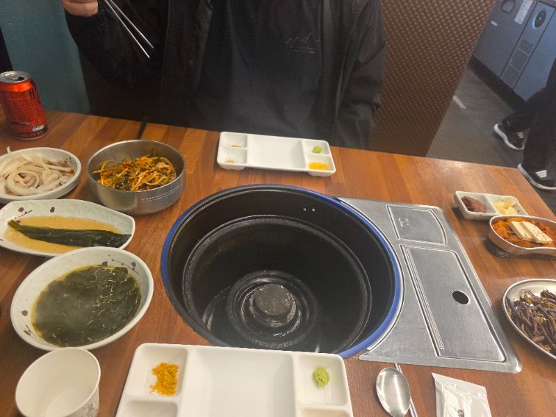 저녁 식단 사진