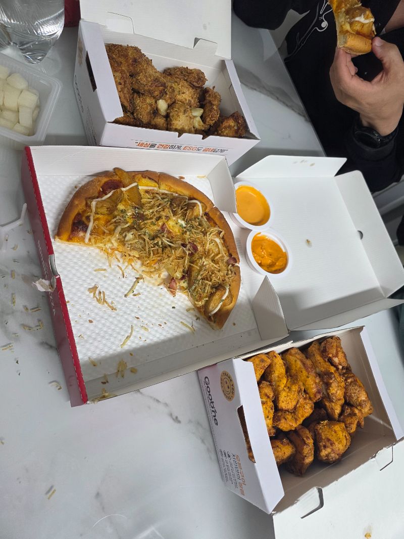 저녁 식단 사진