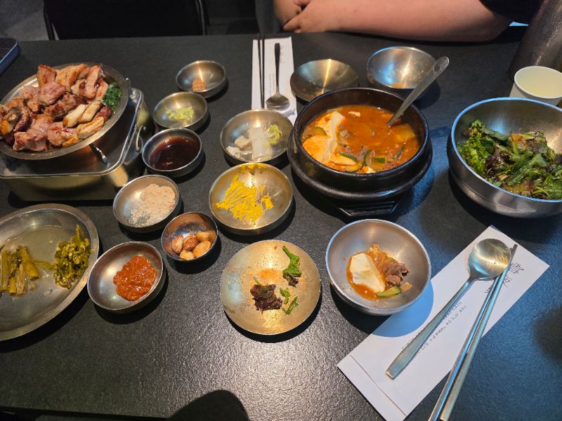 저녁 식단 사진