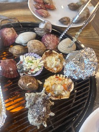 가리비 (치즈 토핑), 가리비, 백합