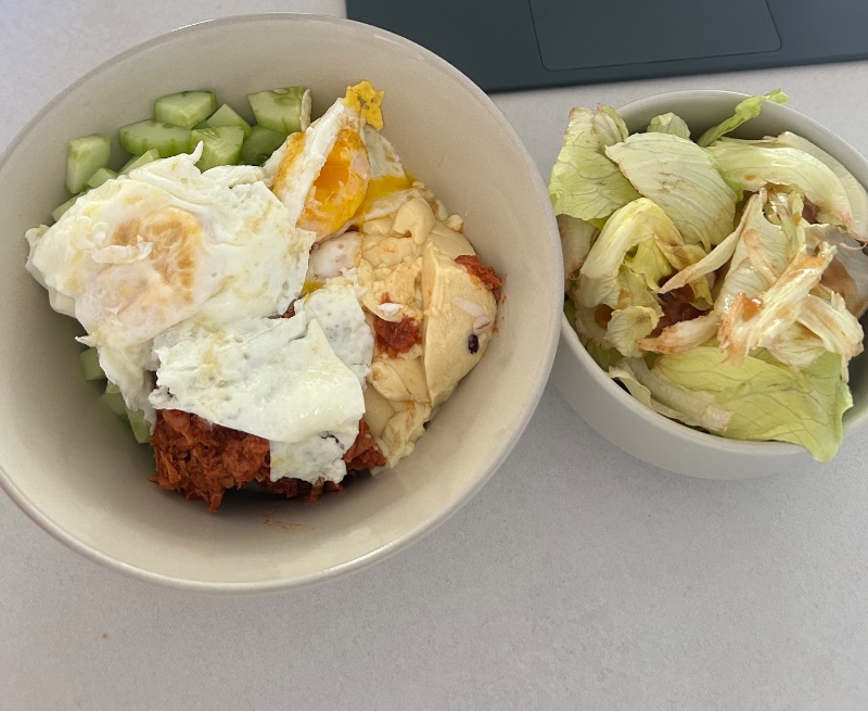 점심 식단 사진