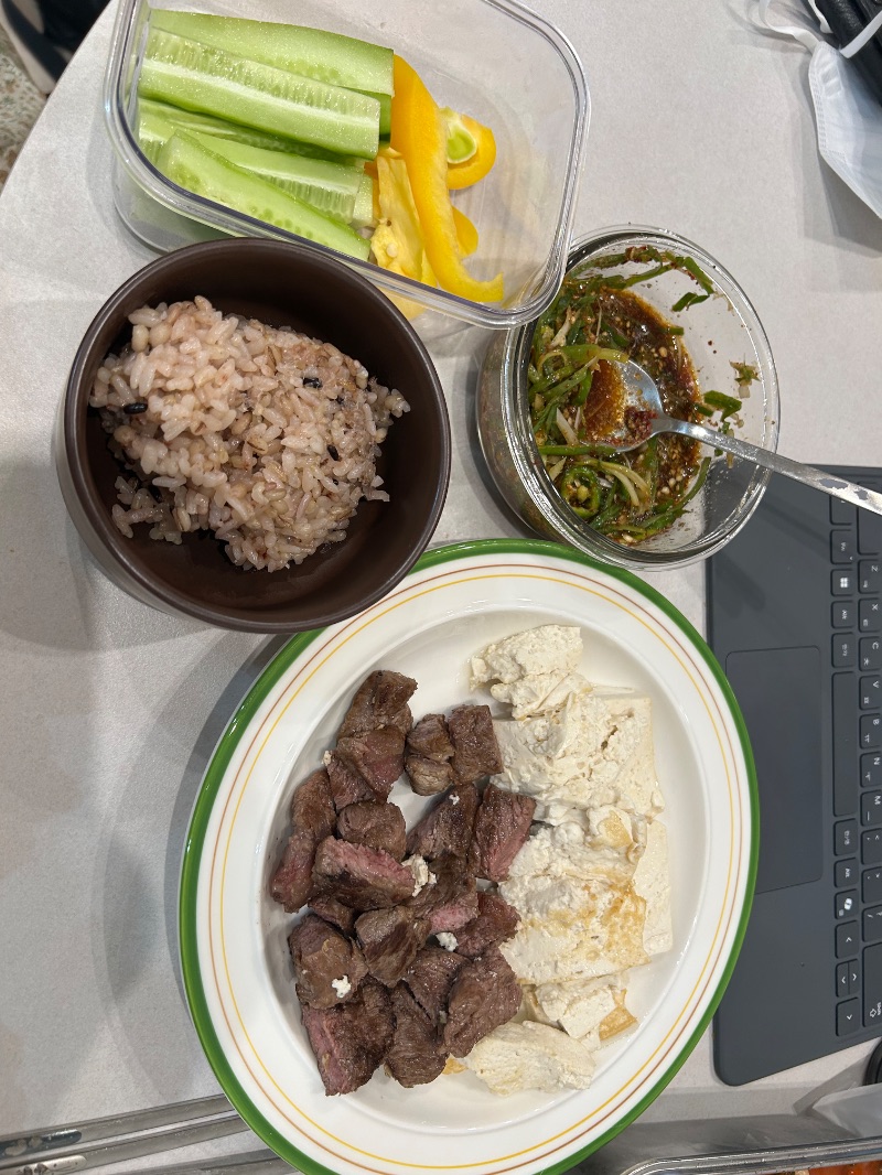 저녁 식단 사진