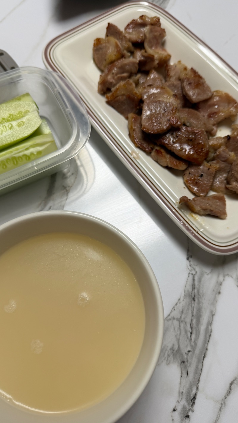 저녁 식단 사진