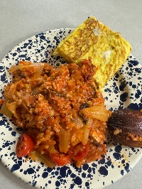산모가 올린 식단 사진