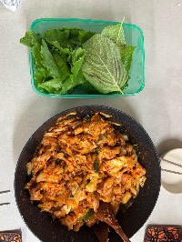 산모가 올린 식단 사진