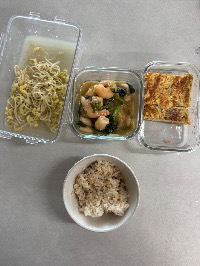 산모가 올린 식단 사진