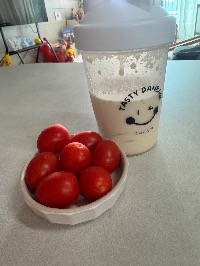 방울토마토, 단백질 쉐이크